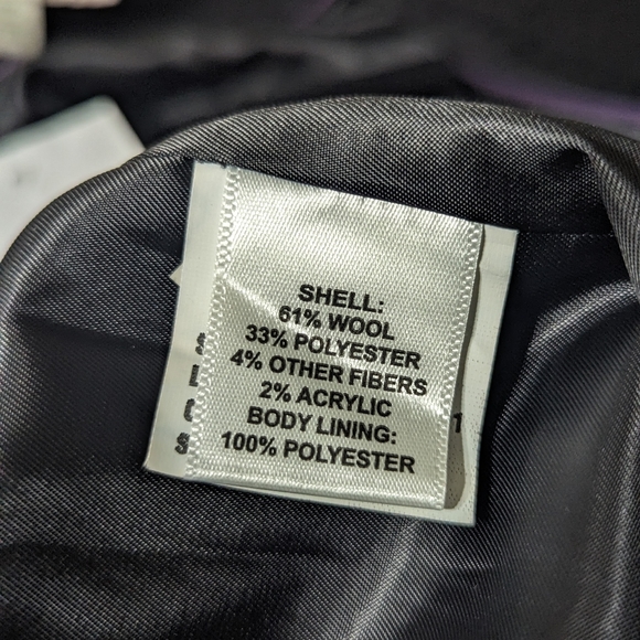 Appleseed's |  Women's Wool blend Coat Jacket | Black | Size Petite Medium - Picture 13 of 14